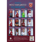 A3 Official West Ham 2022 Calendar image number 3