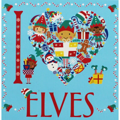 I Heart Elves Colouring Book image number 1