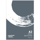 A2 Crawford & Black Artist Sketch Pad: 15 Sheets image number 1