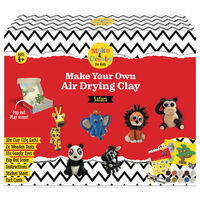 Make Your Own Air-Drying Clay Mega Box: Safari