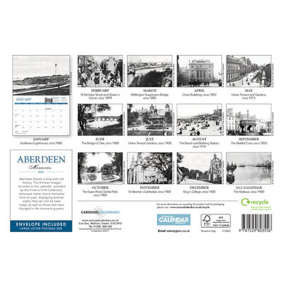 Aberdeen Memories A4 Calendar 2021 image number 3