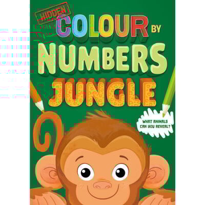 Hidden Colour By Numbers: Jungle image number 1
