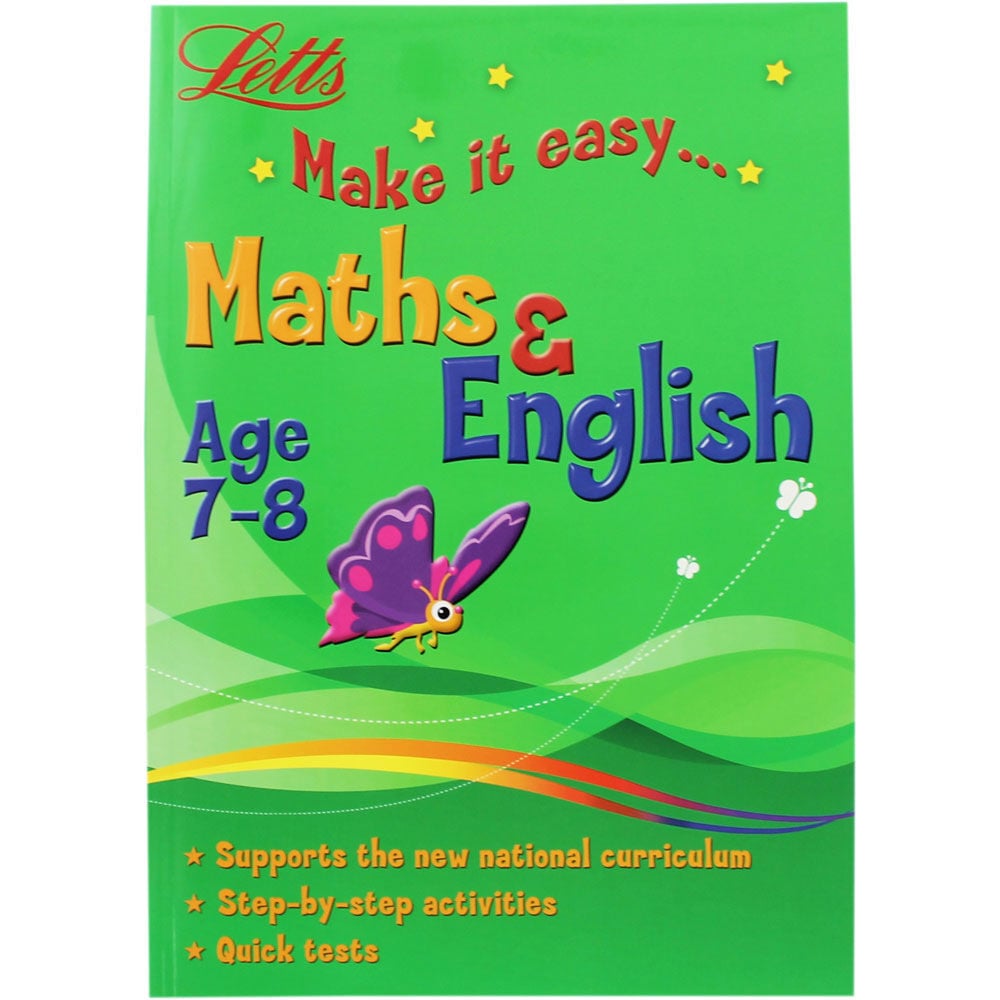 Letts Easy Learning Maths & English 2 Workbook Set Children Ages 9-10 Ks2 Year 5 for sale online 