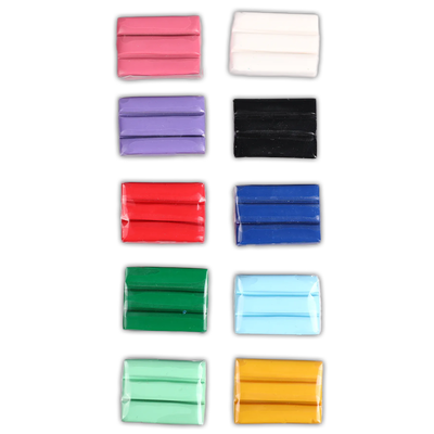 Assorted Primary Polymer Clay: Pack of 10 image number 2