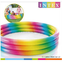 Intex Rainbow Ombre 3 Ring Pool