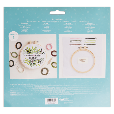 Simply Make: Personalised Foliage Cross Stitch Kit image number 4