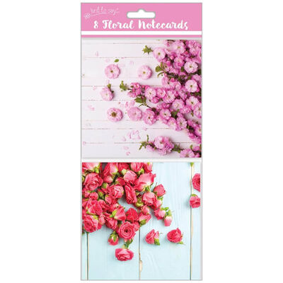 Floral Designs Square Notecards and Envelopes Set: Assorted image number 2