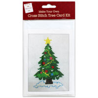 Make Your Own Cross Stitch Card Kit: Tree
