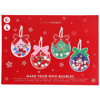 Make Your Own Baubles: Pack of 4 image number 1
