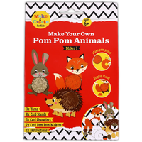 Make Your Own Woodland Pom Pom Animals