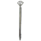 Diamond Topped Silver Metal Pen image number 1