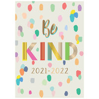 A5 Be Kind 2021-2022 Week to View Diary