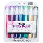 Tulip Metallic Fabric Spray Paints: Pack of 7 image number 1