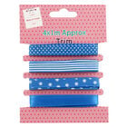 4 x 1m Pastel Ribbon Trims - Assorted image number 2
