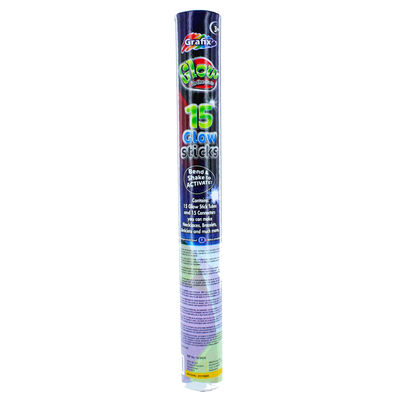 Glow in the Dark Glow Sticks: Pack of 15