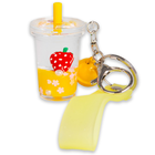 Liquid Bubble Tea Keychain: Assorted image number 1