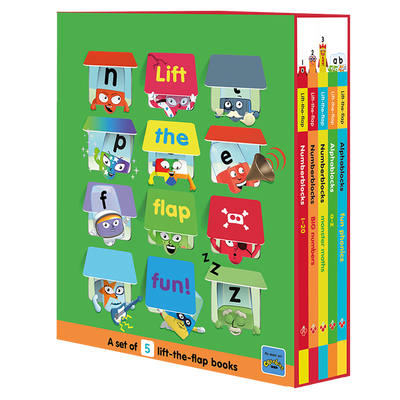Numberblocks & Alphablocks Lift-the-Flap Box Set image number 1