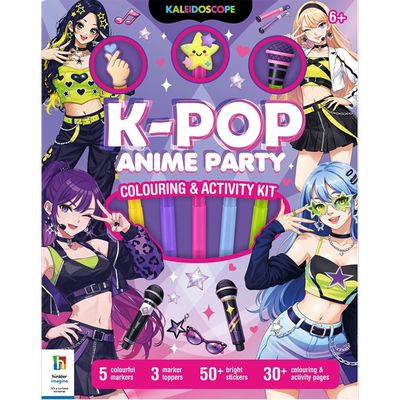 Kaleidoscope Colouring Kit: K-Pop Anime Party image number 1