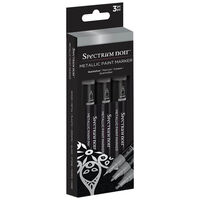 Spectrum Noir Quick Silver Metallic Paint Marker: Pack of 3