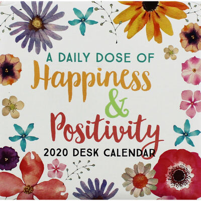 A Daily Dose of Happiness 2020 Desk Calendar image number 1