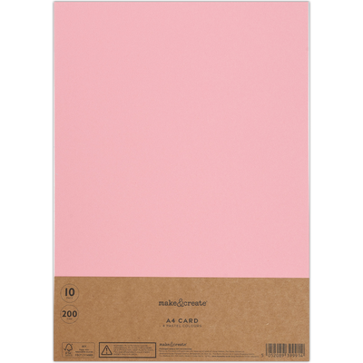 A4 Pastel Card: Pack of 10 image number 1