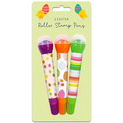 Easter Roller Stamp Pens: Pack of 3 image number 1