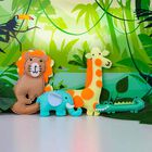 Prima Make Your Own Fun Felted Jungle Animals Bundle of 10 image number 3