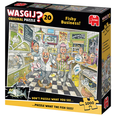 Wasgij Original 20 - Fishy Business! 1000 Piece Jigsaw Puzzle image number 3