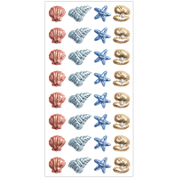 Bella Vita 3D Puffy Shell Toppers: Pack of 32