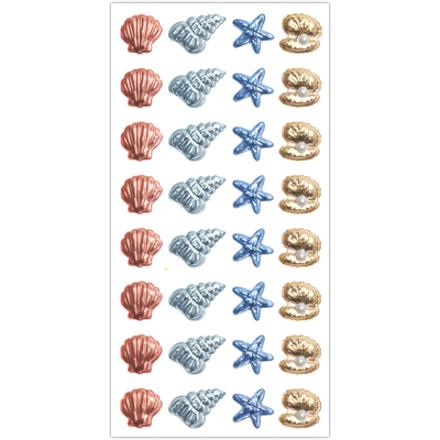 Bella Vita 3D Puffy Shell Toppers: Pack of 32 image number 1