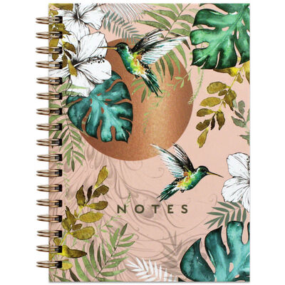 A6 Botanical Birds Notebook image number 1