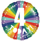 18 Inch 4 Today Birthday Helium Balloon image number 1