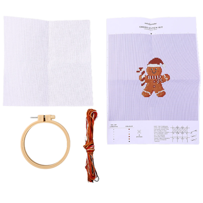 Gingerbread Man Cross Stitch Kit image number 3