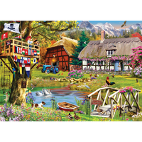 Tree House Cottage 500 Piece Jigsaw Puzzle