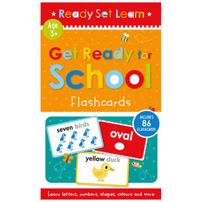 Ready Set Learn: Get Ready for School Flashcards image number 1