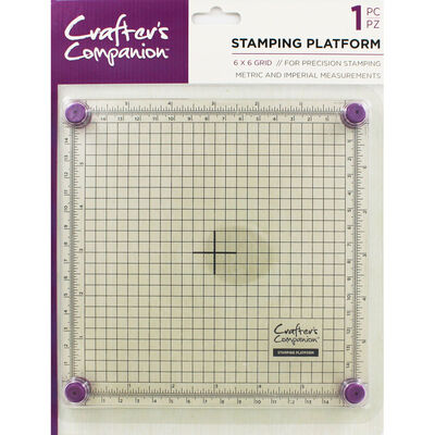 Crafter's Companion Stamping Platform - 6x6 Inch image number 1