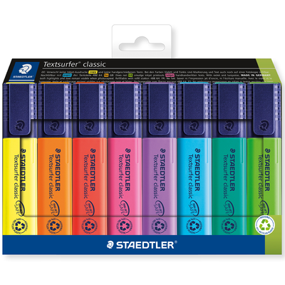 Staedtler Textsurfer Neon Highlighters: Pack of 8 image number 1