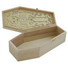 Halloween Wooden Laser Cut Coffin Box image number 2