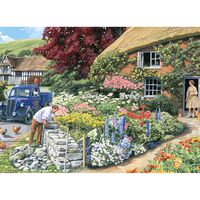Cottage in Bloom 500 Piece Jigsaw Puzzle