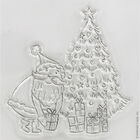 At Home with Santa Tree Clear Stamp image number 2