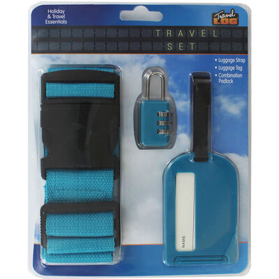 Blue Luggage Travel Set image number 1