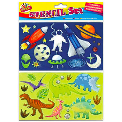 Fun Stencils Pack of 2: Assorted image number 2