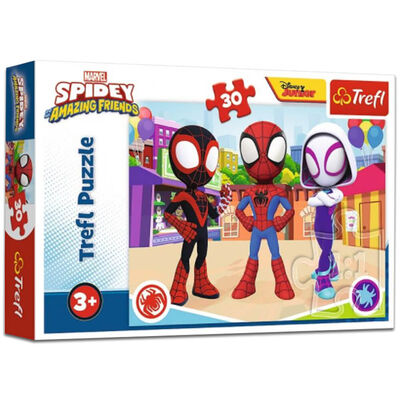Spidey and his Amazing Friends 30 Piece Jigsaw Puzzle image number 1