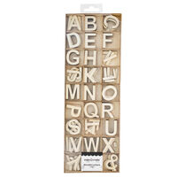 Wooden Alphabet Letters: Pack of 162