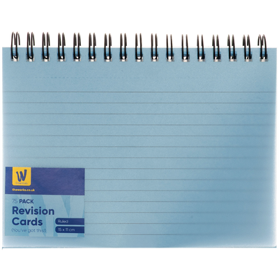 Works Essentials Wiro Revision Cards: Pack of 75 image number 1