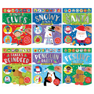 Festive Collection Sticker Activity Books image number 1