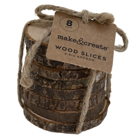 Wood Slices: Pack of 8