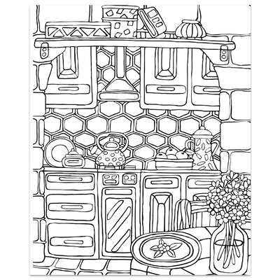 Home Sweet Home Colouring Book image number 2