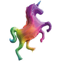Rainbow Unicorn Super Shape Helium Balloon