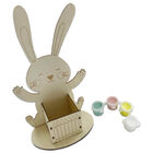 Paint Your Own Wooden Easter Bunny Basket Decoration image number 2